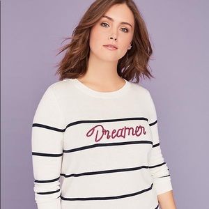 LANE BRYANT ‘Dreamer’ Lightweight Graphic Sweater